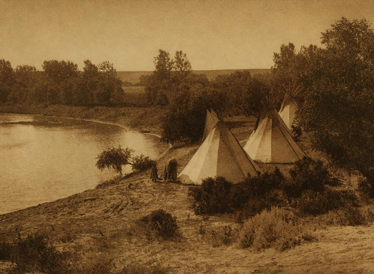 A River Camp - Yanktonai